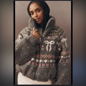 New BLANKNYC Dream Chaser Knit Puffer Jacket